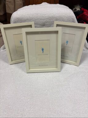 Pottery Barn Kids my first Cream-White Baby Frame Set